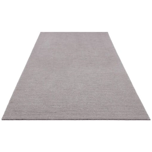 Kurzflor Teppich Supersoft Hellgrau – Bild 3
