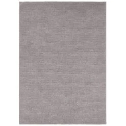 Kurzflor Teppich Supersoft Hellgrau