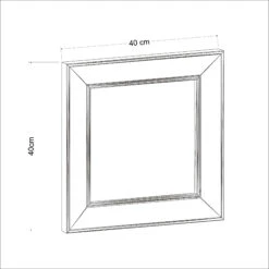 Spiegel Abel 4er 40x40cm Silber -Heimdekoration Verkäufe moebel17 spiegel abel 4er 40x40cm silber 4