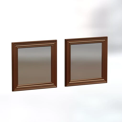 Spiegel Bale 2er 40x40cm Bronze