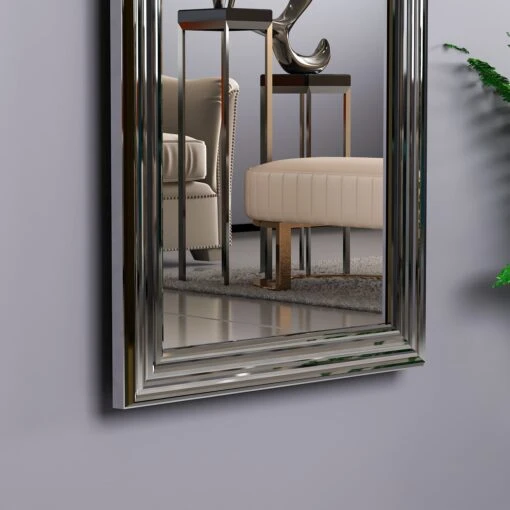 Spiegel Smoot 40x105cm Silber – Bild 4