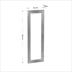 Spiegel Smoot 40x105cm Silber -Heimdekoration Verkäufe moebel17 spiegel smoot 40x105cm silber 4