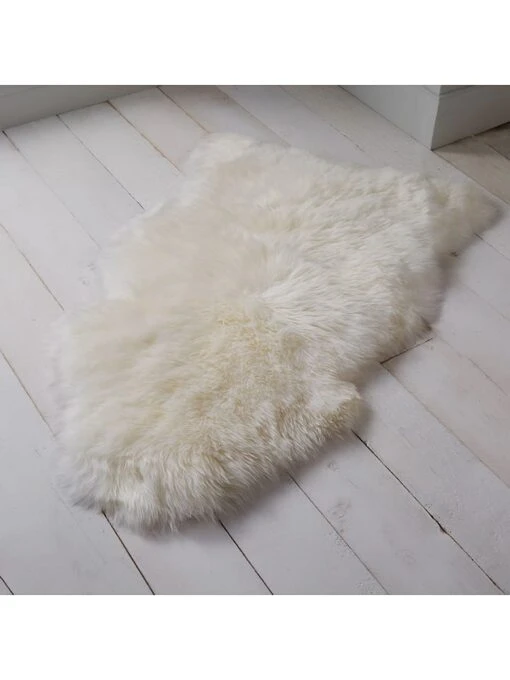 Native Schaffell In Creme - (L)110 X (B)60 Cm – Bild 3