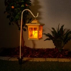 2er-Set LED-Outdoor-Erdspieß "Laterne" In Weiß -Heimdekoration Verkäufe nave 2er set led outdoor erdspiess laterne in weiss 3
