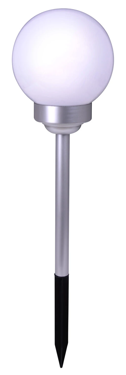 Außen Kugelerdspieß Ø 25 Cm "Kugel" In Weiß
