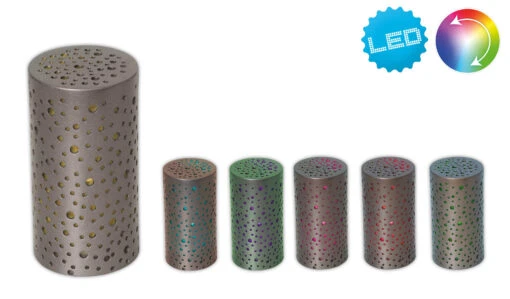 Deko-Leuchte 4er-Set "Colorful" In Tabak – Bild 8
