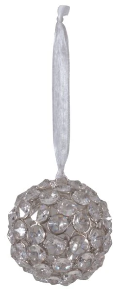 Deko-Pendel Ohne Beleuchtung Ø 8 Cm Silber
