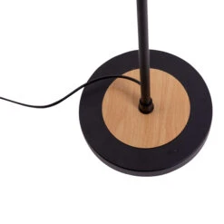 Glas-Stehleuchte H: 148cm "Fumoso" In Schwarz -Heimdekoration Verkäufe nave glas stehleuchte h 148cm fumoso in schwarz 4