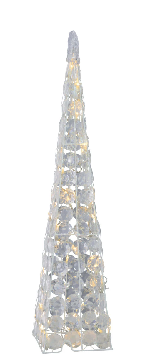 LED Acryl Pyramide (H) 45 Cm In Klar – Bild 2