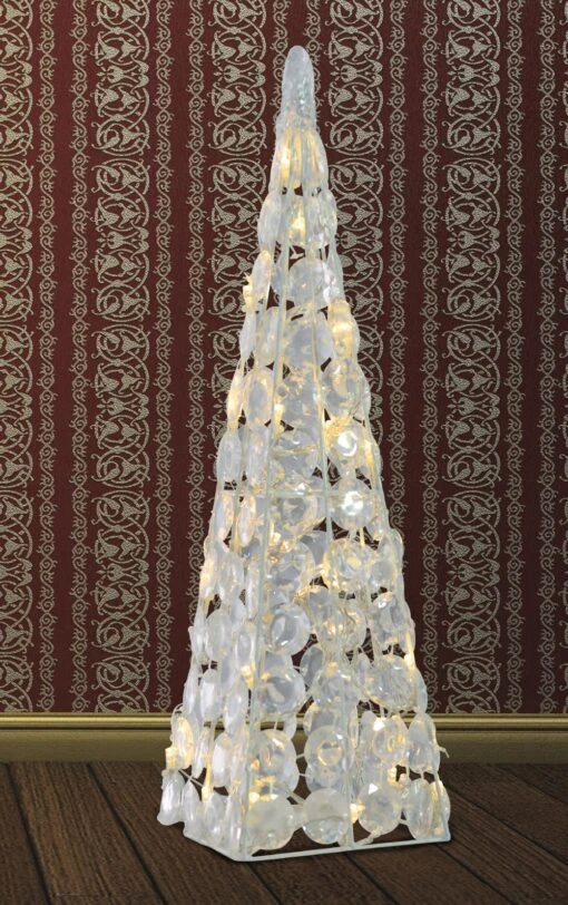 LED Acryl Pyramide (H) 60 Cm In Klar – Bild 4
