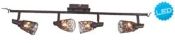 LED Deckenleuchte "Antigua" 4 Flammig In Rost