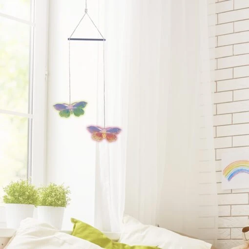 LED-MobileSchmetterling In Bunt – Bild 2