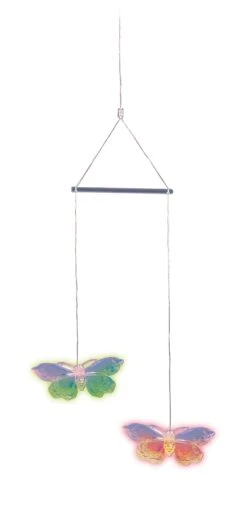 LED-MobileSchmetterling In Bunt