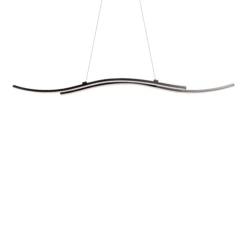 LED-Pendelleuchte "Onda" (L) 96 Cm In Schwarz - EEK E -Heimdekoration Verkäufe nave led pendelleuchte onda l 96 cm in schwarz eek e 1