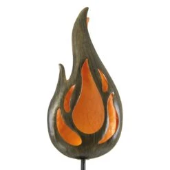 LED-Solar Erdspieß "Flamme" In Bronze 11 LED-Solar Erdspieß "Flamme" In Bronze -Heimdekoration Verkäufe nave led solar erdspiess flamme in bronze 2