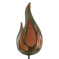 LED-Solar Erdspieß "Flamme" In Bronze 12 LED-Solar Erdspieß "Flamme" In Bronze -Heimdekoration Verkäufe nave led solar erdspiess flamme in bronze 3