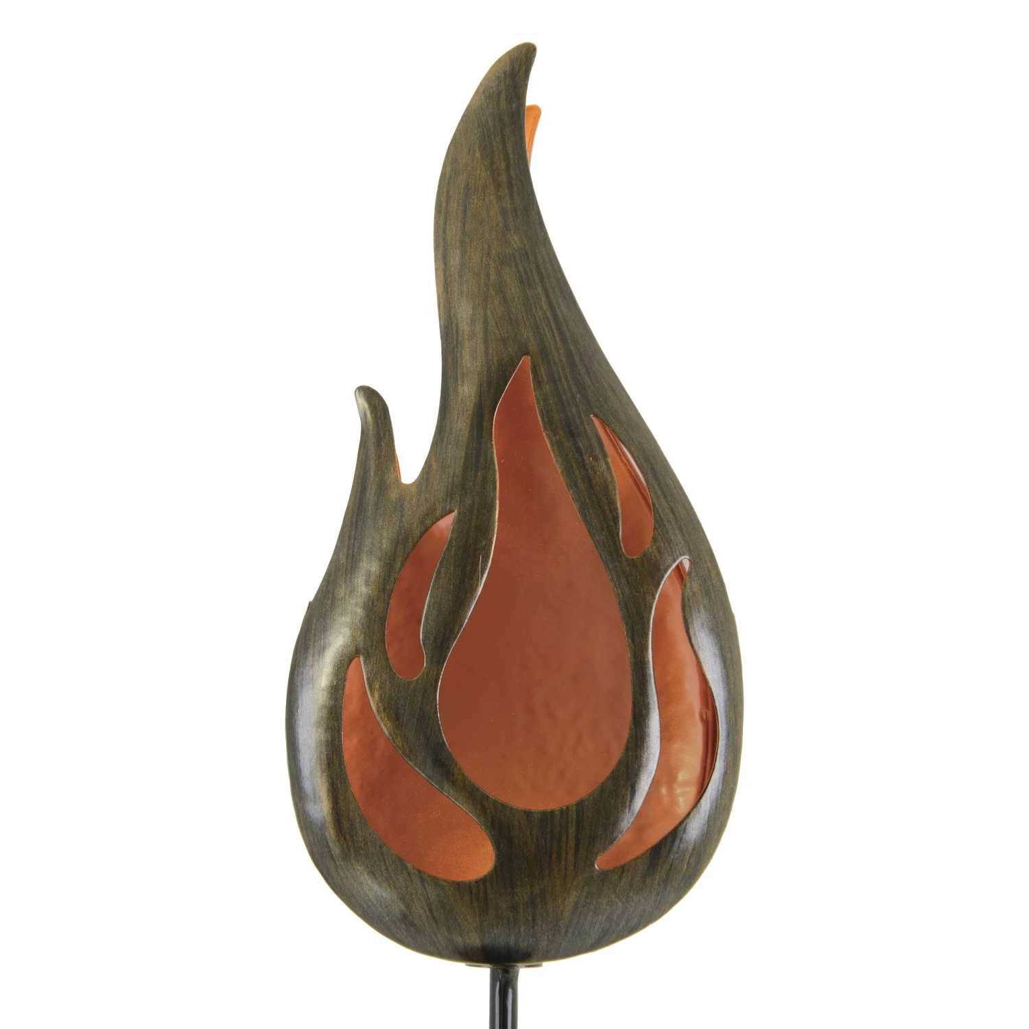 LED-Solar Erdspieß "Flamme" In Bronze 6 LED-Solar Erdspieß "Flamme" In Bronze – Bild 4