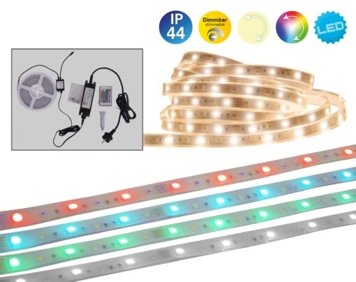 LED-Stripe Outdoor (L) 1000cm RGBW In Bunt - EEK F – Bild 8