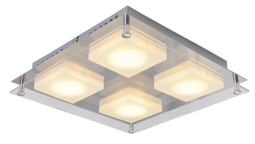 LED Wandleuchte "Edingburgh" (L) 24 Cm In Chrome