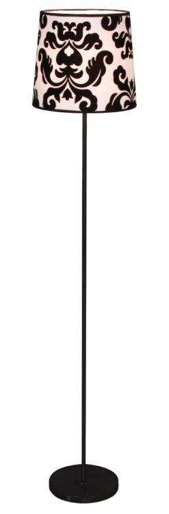 Stoffstehleuchte (H) 150 Cm "Slide" In Schwarz