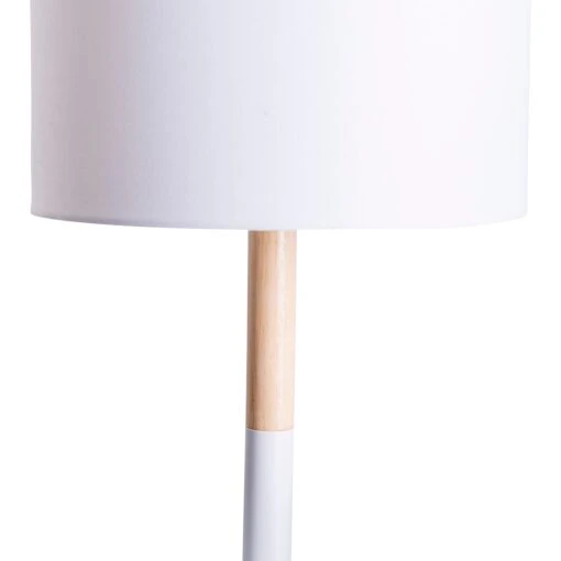 Textil-Tischleuchte "Tessile" (H) 37 Cm In Weiß – Bild 2