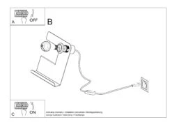 Tischlampe GABRIEL In Schwarz Stahl Dekorative Minimalistisch E27 LED NICE LAMPS -Heimdekoration Verkäufe nice lamps tischlampe gabriel in schwarz stahl dekorative minimalistisch e27 led nice lamps 6