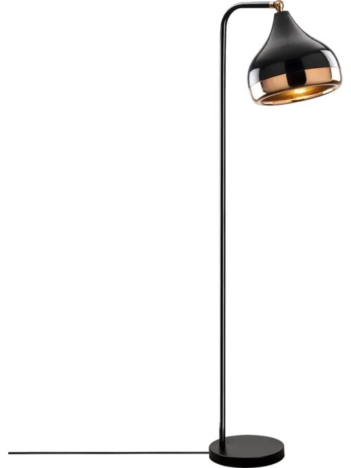 Standleuchte In Schwarz/ Gold - (B)17 X (H)120 X (T)30 Cm – Bild 3