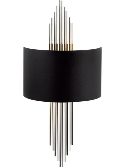 Wandleuchte In Schwarz - (B)22 X (H)75 Cm – Bild 2