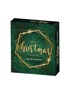 Glückskeks-Adventskalender "modern" In Dunkelgrün - 144 G