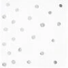 Servietten Folienaufdruck Punkte Silberr Weiß, 25 Cm, 16 Stück -Heimdekoration Verkäufe partystrolche servietten folienaufdruck punkte silberr weiss 25 cm 16 stuck