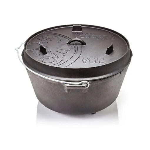 Petromax Feuertopf Gusseisen Ft18 In Schwarz - 16,1 Liter