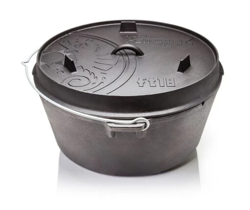 Petromax Feuertopf Gusseisen Ft18-t In Schwarz - 16,1 Liter