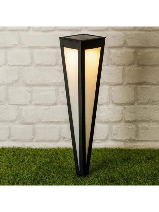 LED-Solar-Gartenstecker In Warmweiß - (B)10 X (H)58 X (T)10 Cm