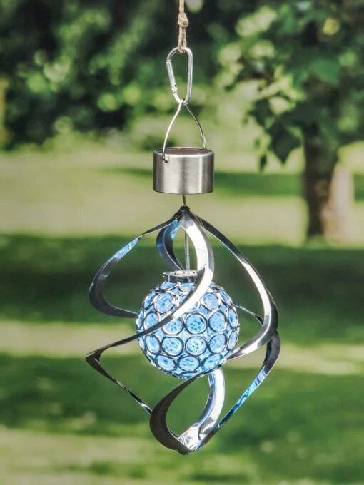LED-Solar-Windspiel Mit Farbwechsel - (H)23 X Ø 16 Cm – Bild 2