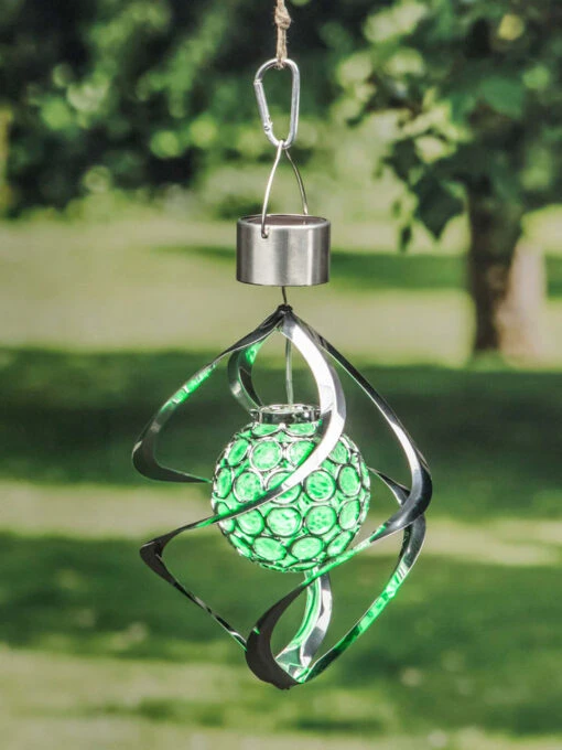 LED-Solar-Windspiel Mit Farbwechsel - (H)23 X Ø 16 Cm – Bild 3