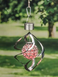 LED-Solar-Windspiel Mit Farbwechsel - (H)23 X Ø 16 Cm -Heimdekoration Verkäufe profigarden led solar windspiel mit farbwechsel h 23 x o 16 cm 3