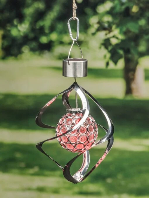 LED-Solar-Windspiel Mit Farbwechsel - (H)23 X Ø 16 Cm – Bild 4