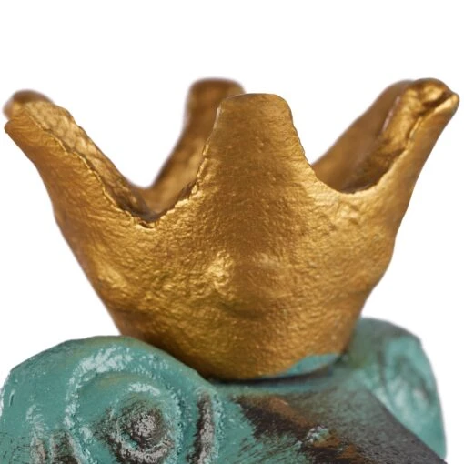 1 X Gartenfigur Froschkönig In Grün - Größe S – Bild 6