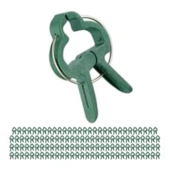 120 X Pflanzenclips In Grün - 3 X 4 Cm