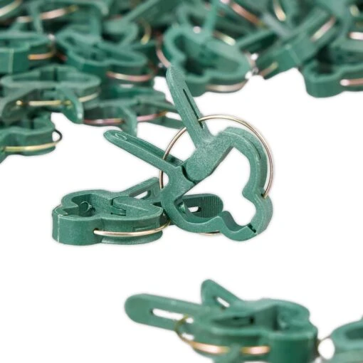 120 X Pflanzenclips In Grün - 3 X 4 Cm – Bild 7