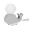 1x Kinder-Nachttischlampe "Wal" In Grau/ Weiß -Heimdekoration Verkäufe relaxdays 1x kinder nachttischlampe wal in grau weiss