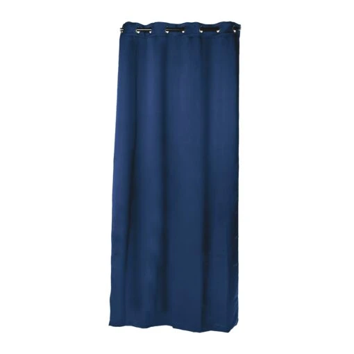 2x Vorhänge In Blau - (B)135 X (H)245 Cm