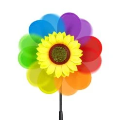2x Windrad In Bunt - (B)27 X (H)71 X (T)8 Cm -Heimdekoration Verkäufe relaxdays 2x windrad in bunt b 27 x h 71 x t 8 cm 6