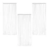 3x Fadenvorhang In Weiß - (L)245 X (B)90 Cm -Heimdekoration Verkäufe relaxdays 3x fadenvorhang in weiss l 245 x b 90 cm