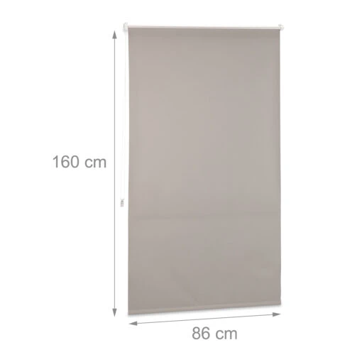 3x Thermorollo In Braun - (B)90 X (H)160 Cm – Bild 4