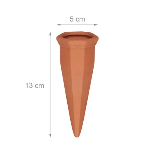 4x Tonkegel-Bewässerung In Terracotta – Bild 4