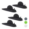4x Türstopper "Schnecke" In Schwarz -Heimdekoration Verkäufe relaxdays 4x turstopper schnecke in schwarz