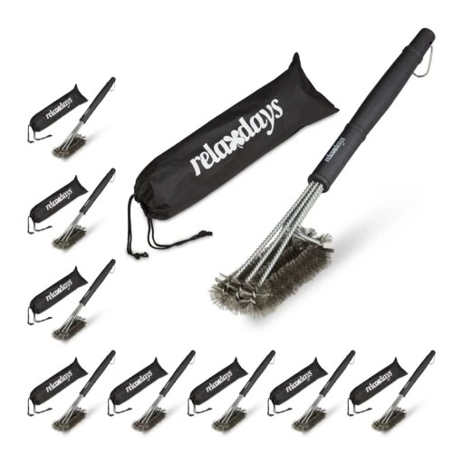 9x Grillbürste In Schwarz – Bild 8
