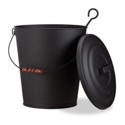 Ascheeimer In Schwarz - 24 L