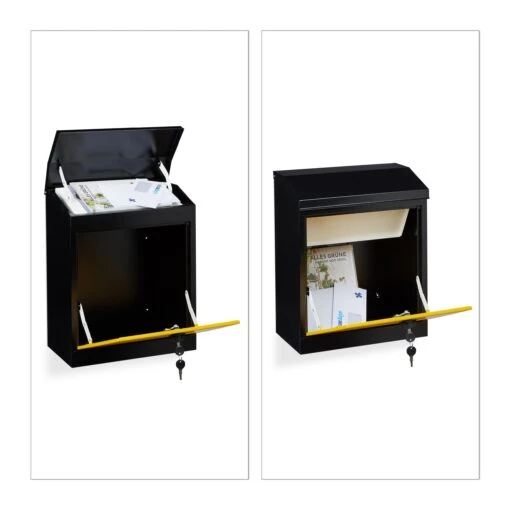 Briefkasten In Schwarz Gelb – Bild 5